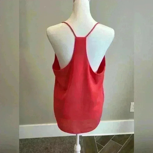 ✨Nymph brand Coral Red V-neck blouse with spaghetti straps size large. - Picture 4 of 9